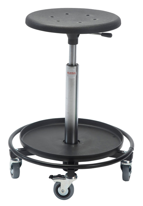 Global Verkstadspall – Hög Modell med Verktygshylla