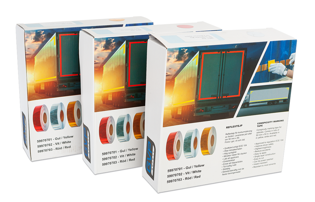 REFLEXTEJP ECE-104, 50 mm x 50 m. GVP Safety
