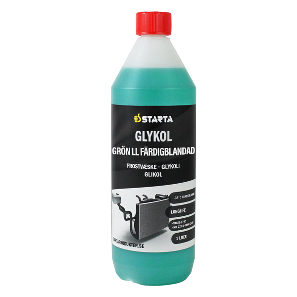 Starta Glykol Grön Longlife Färdigblandad 1 Liter