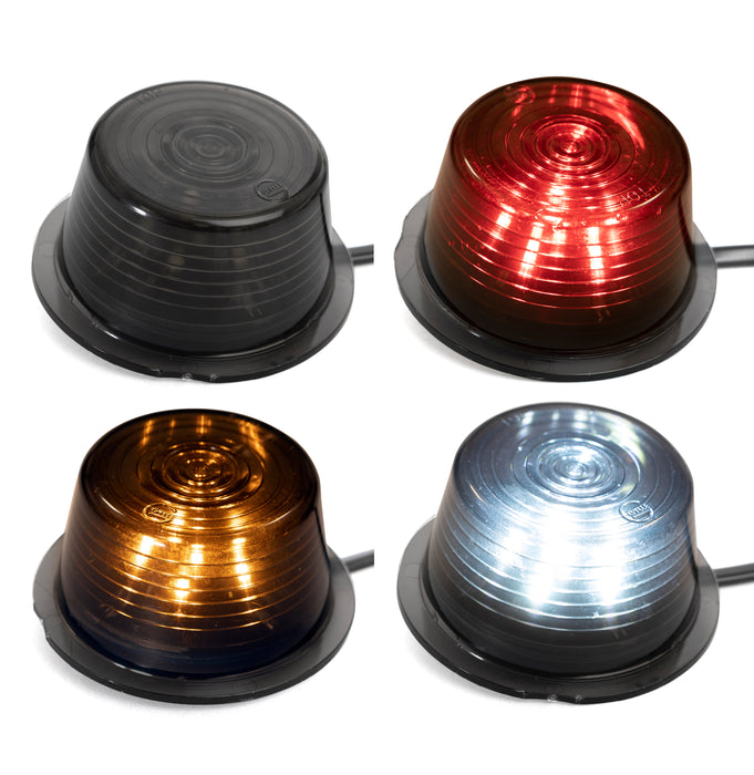 GYLLE Black-Line Sidomarkering/Positionsljus – LED med Svart Glas