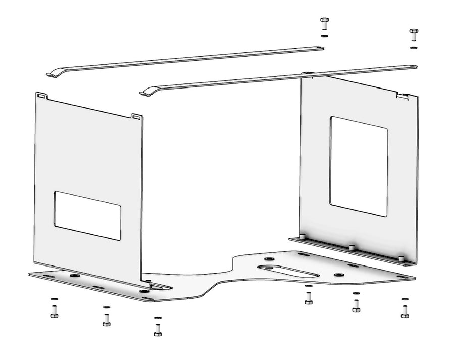 Mikrovågsugn - Kit med hållare och Inverter