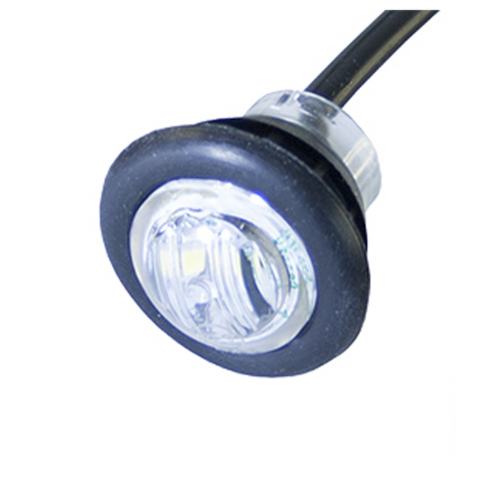 Runda Sidomarkerings-/Positionsljus – Röd, Vit &amp; Orange