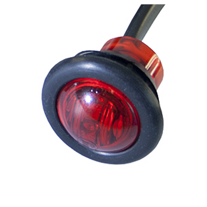 Runda Sidomarkerings-/Positionsljus – Röd, Vit &amp; Orange