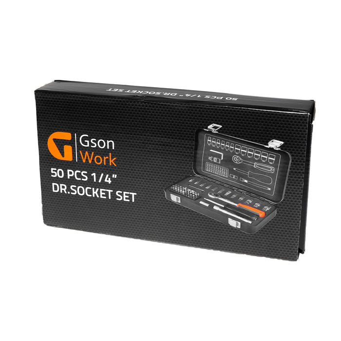 1/4" Dr. Socket Set 50 delar