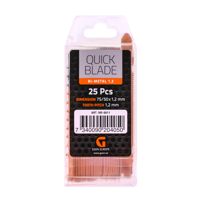 Jigsaw Blade Bi-Metal 1,2 25 st