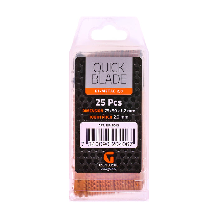 Jigsaw Blade Bi-Metal 2,0, 25 st
