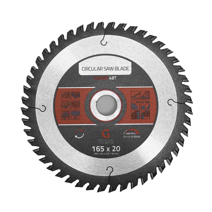 Circular Saw Blade Wood 48 T 160 x 20 x 26 / 16 mm