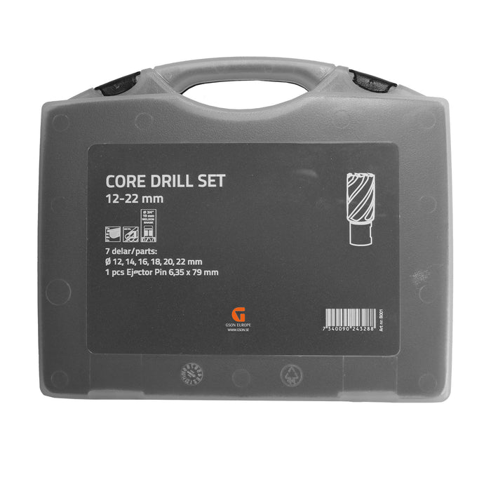 Core Drill Set 12,14,16, 18, 20, 22 mm