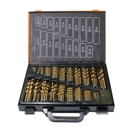 HSS-G TiN Drill Kit 1-10 mm 170 st