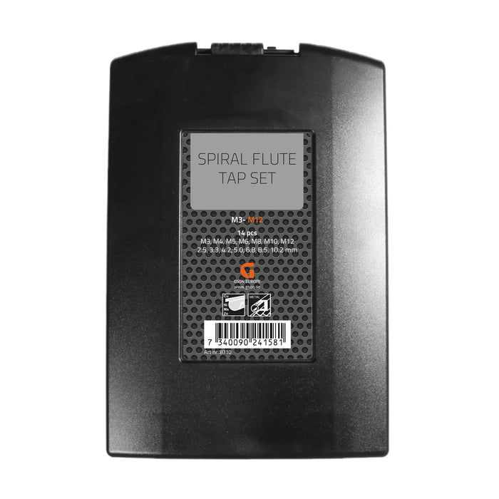 HSS M2 Spiral Flute Tap Set M3-M12