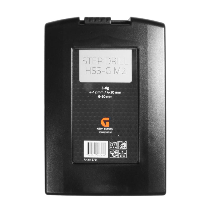 Step Drill Set 4-12,4-20,6-30