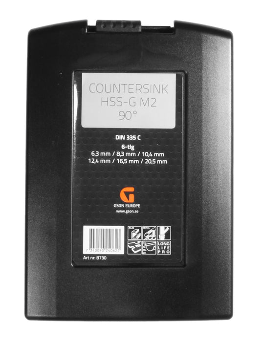 Countersink Set 6 delar