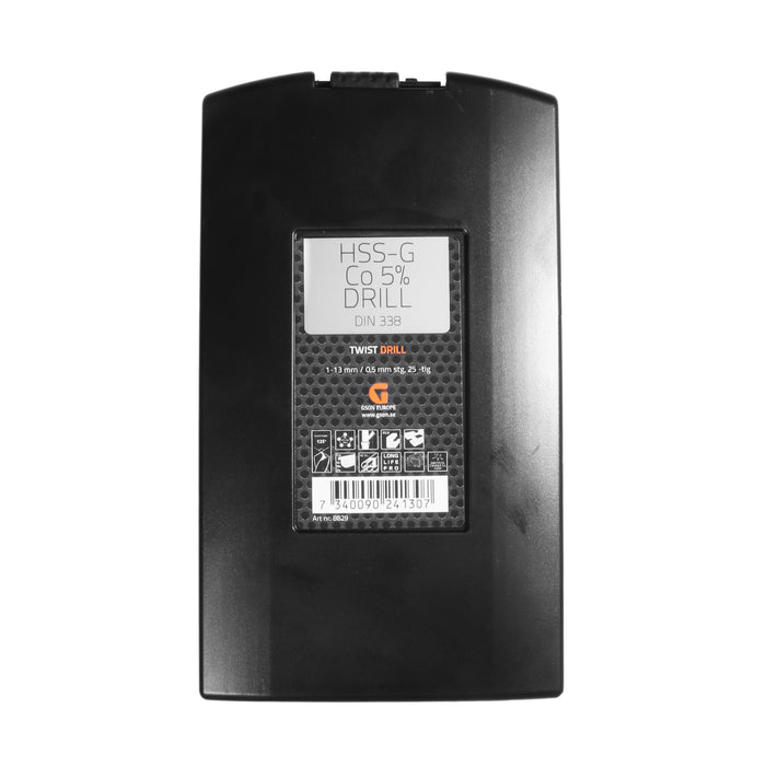 HSS-G Cobolt 5% Drill Set 1-13 mm