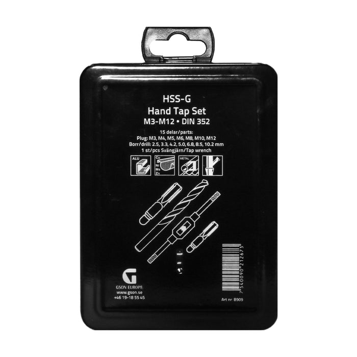 Hand Tap HSS-G Set M3-M12