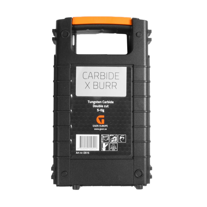 Carbide X Burr Set 5 delar