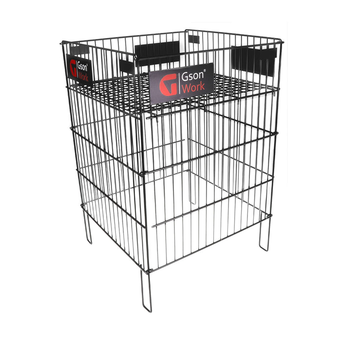 Promotion Basket Square Black 75x46x46cm