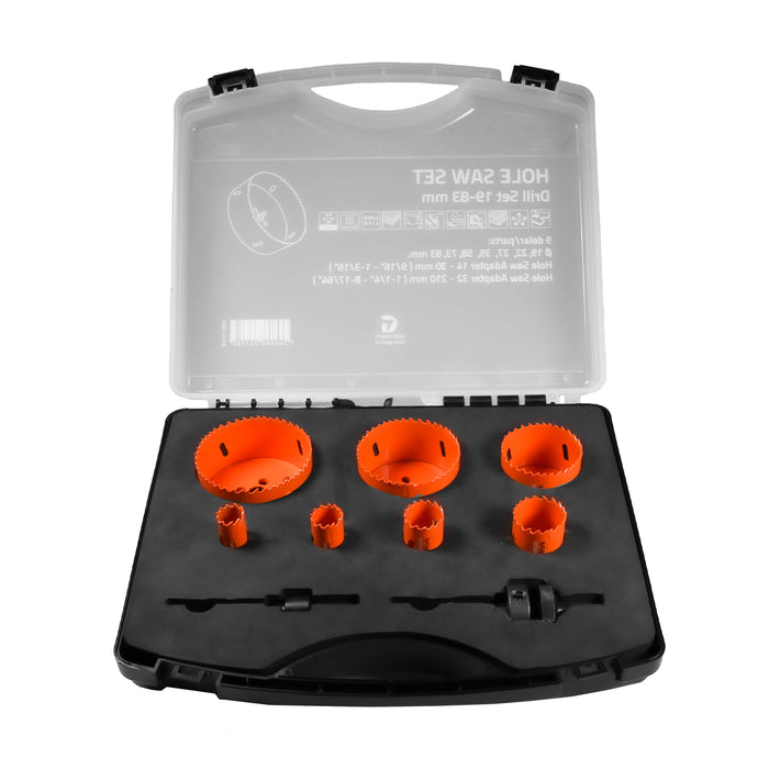 Hole Saw Bi-Metal Cobolt Set 9 delar 19222735587383 mm