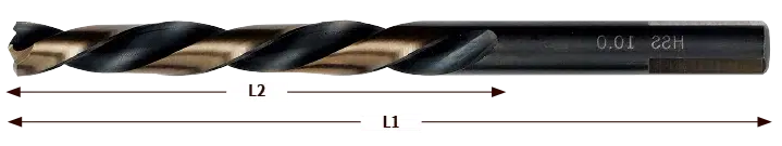 Tecos HSS TurboG Metallborrset – 25 delar (1–13 mm)