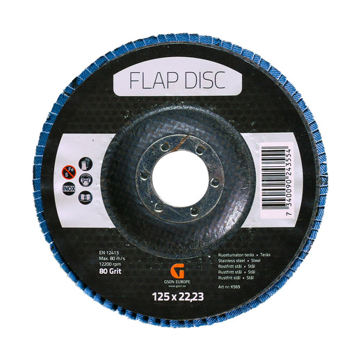Flap Disc 125 x 2223 mm 80 Grit