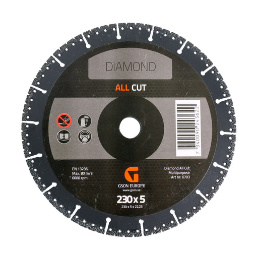 ALLCUT Diamond Cutting Disc 230x50x2223 mm