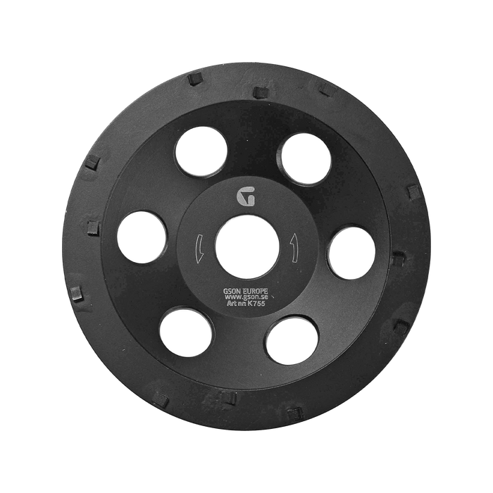 Diamond PCD Cup Wheel 125 x 15 x 12 x 2223 mm