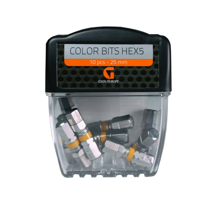 Color Bits Hex 5 mm 25 mm 10st/frp