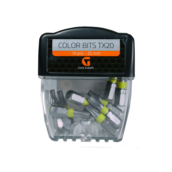 Color Bits Torx 25 25 mm 10st/frp